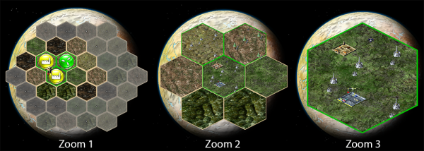 Object Map Zoom Levels 1-3