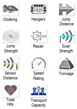 Fleet movement icons