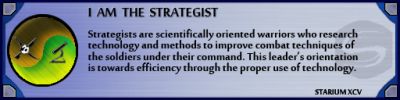 Strategist Leader Type Banner