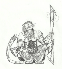 Malik (Warrior's Beginning, image by Lloyd Smith)